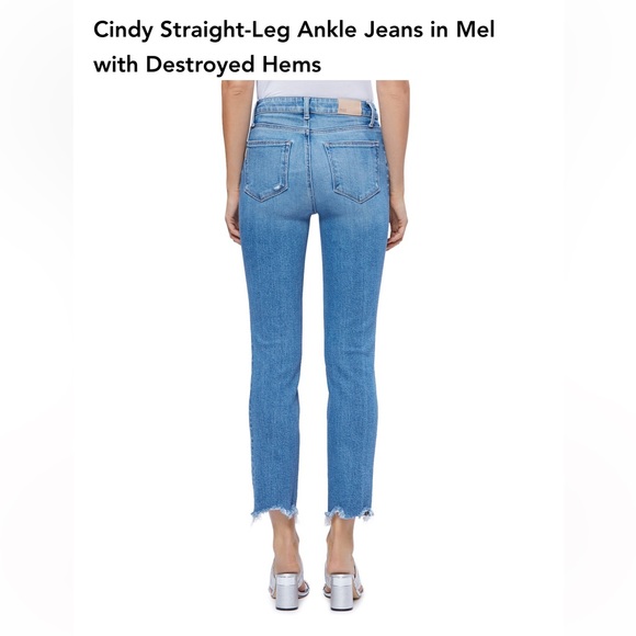 Paige Cindy Destroyed Hem Jeans - Picture 10 of 15